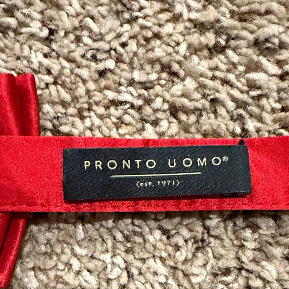Pronto Uomo Kids Red Bow Tie